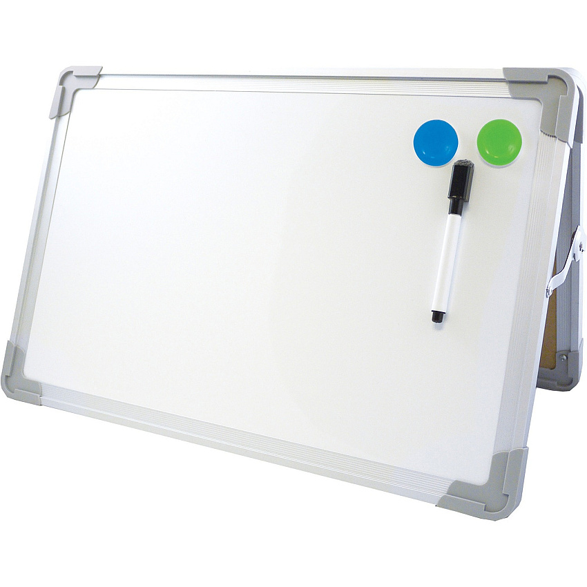 Flipside Products Flipside Desktop Easel Set with Pen and Two Magnets, 20" x 16" 1 Each (50002)