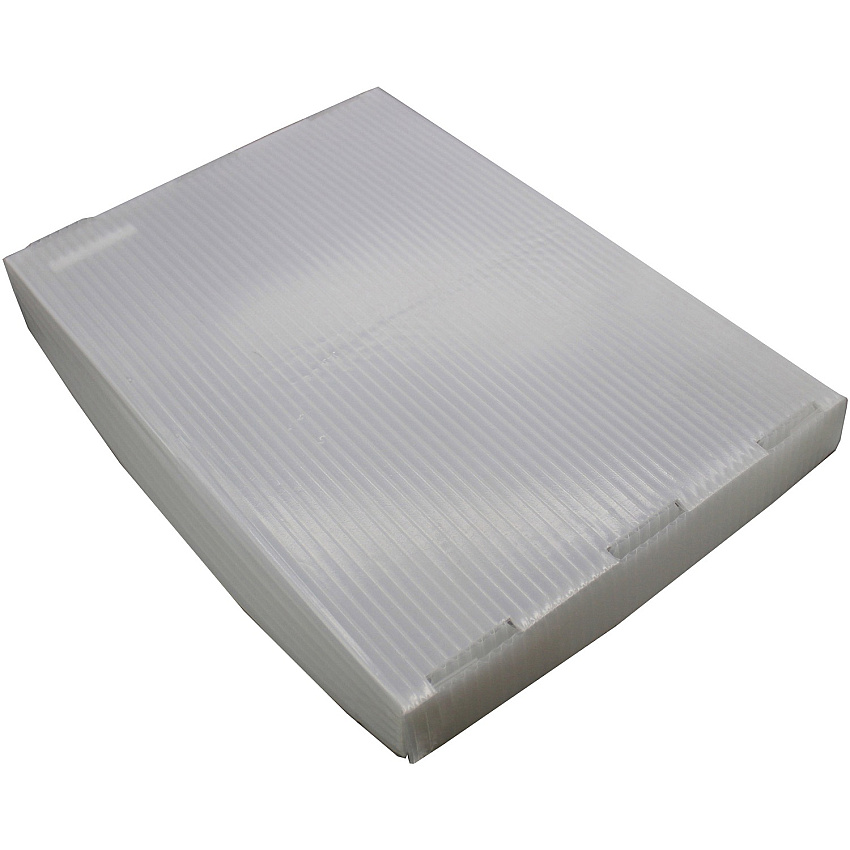 Flipside Products Flipside Translucent Plastic Storage Postal Tote Lid - 4 Pack External Dimensions: 14" Width x 1.3" Depth x 19" Height - Lid Closure - Plastic - Translucent - 4 / Pack (40202)