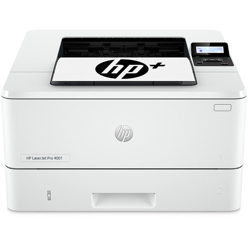 HP LaserJet Pro 4001ne Desktop Wired Laser Printer - Monochrome 42 ppm Mono - 4800 x 600 dpi Print - Auto/Manual Duplex Print - 350 Sheets Input - Ethernet - 80000 Pages Duty Cycle - Plain Paper Print - Gigabit Ethernet - USB (2Z599E)
