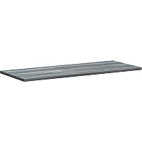 HON Motivate Tabletop x 1.1" Thickness Top, 60" Width x 24" Depth - Sterling Ash Table Top - Durable - For Office (MVRN2460GNLA)
