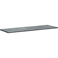 HON Motivate Tabletop x 1.1" Thickness Top, 72" Width x 24" Depth - Sterling Ash Table Top - Durable - For Office (MVRN2472GNLA)