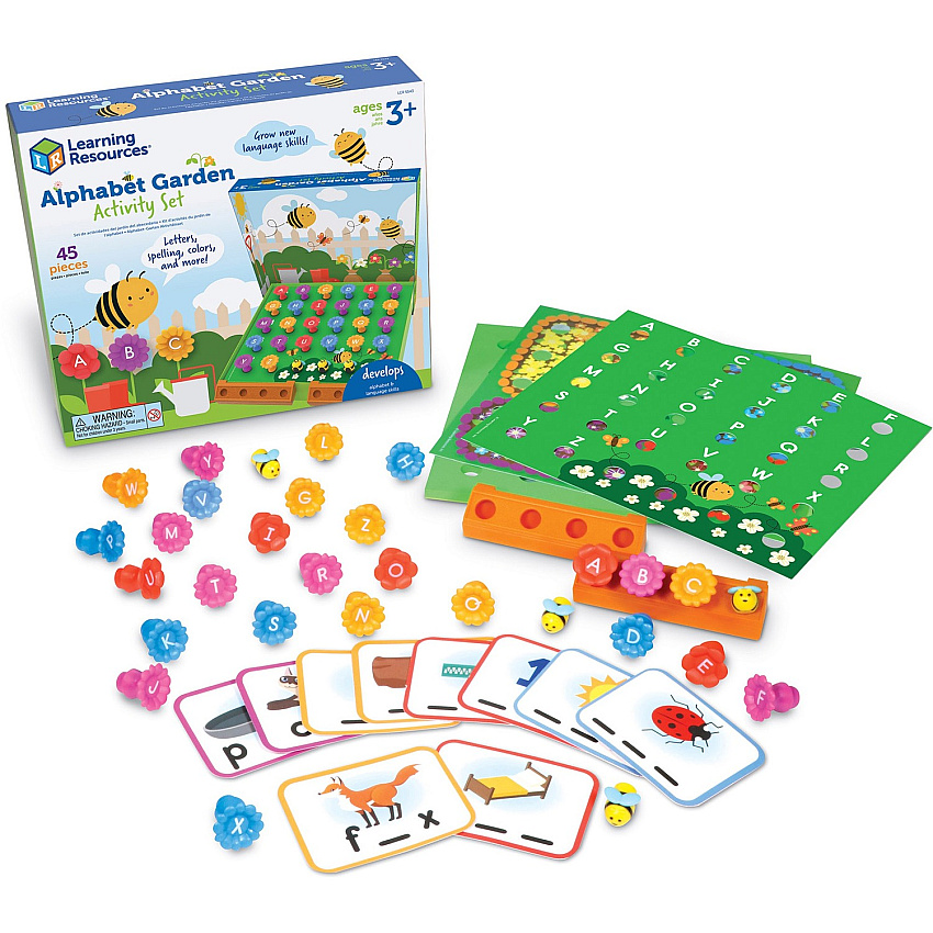 Learning Resources Alphabet Garden Activity Set Theme/Subject: Early Learning - Skill Learning: Letter Recognition, Alphabet, Sorting, Color, Sound, Letter Matching, Spelling - 3-7 Year - 1 Each (LER5543)