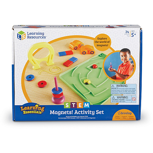 Learning Resources STEM Magnets Activity Set Theme/Subject: Fun - Skill Learning: STEM, Exploration - 5-9 Year - 1 Each (LER2833)