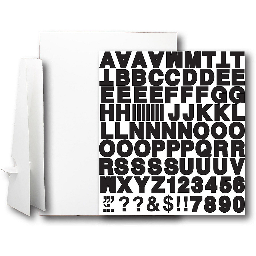Flipside Products Flipside Corrugated Project Sheet Sign Kit White - 1 Each (32301)