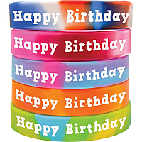 Teacher Created Resources Happy Birthday Wristbands Multi - Silicone - 10 / Set (6565)