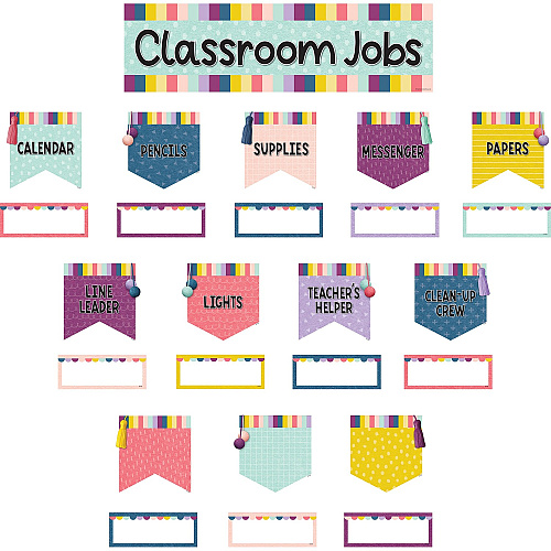 Teacher Created Resources Oh Happy Day Class Jobs Mini Set 1 Set (9024)