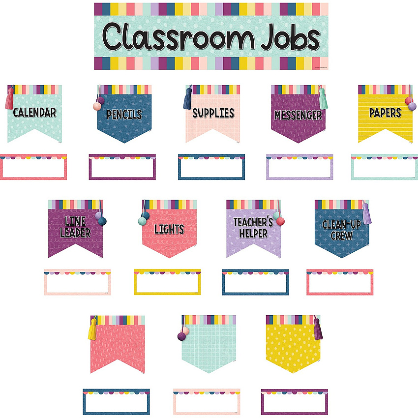 Teacher Created Resources Oh Happy Day Class Jobs Mini Set 1 Set (9024)