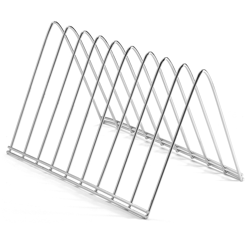 Officemate Triangle Wire Sorter, Chrome 7" Height x 7" Width x 11" Depth - Desktop - Sturdy - Chrome - Steel Wire - 1 Each (93152)