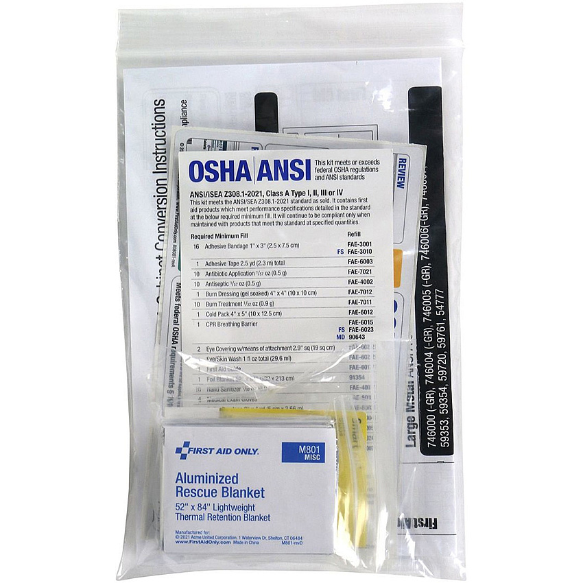 First Aid Only SmartCompliance 2021 Conversion Kit Clear - 1 Each (91365)