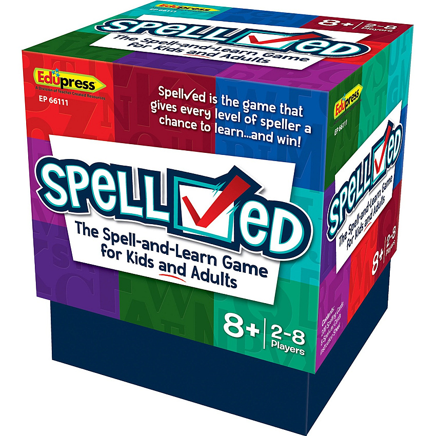 Teacher Created Resources SpellChecked Card Game Educational - 2 to 8 Players - 1 Each (EP66111)