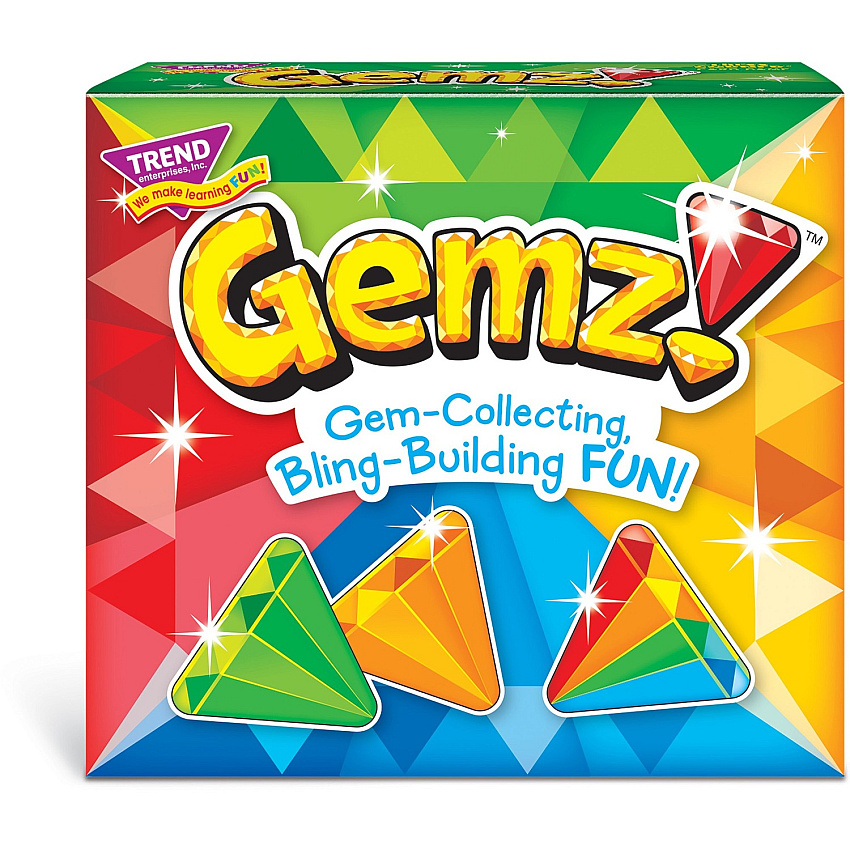 Trend Gemz! Three Corner Card Game 63 Card(s) - Fun - 2 to 4 Players - 1 Each (T20001)