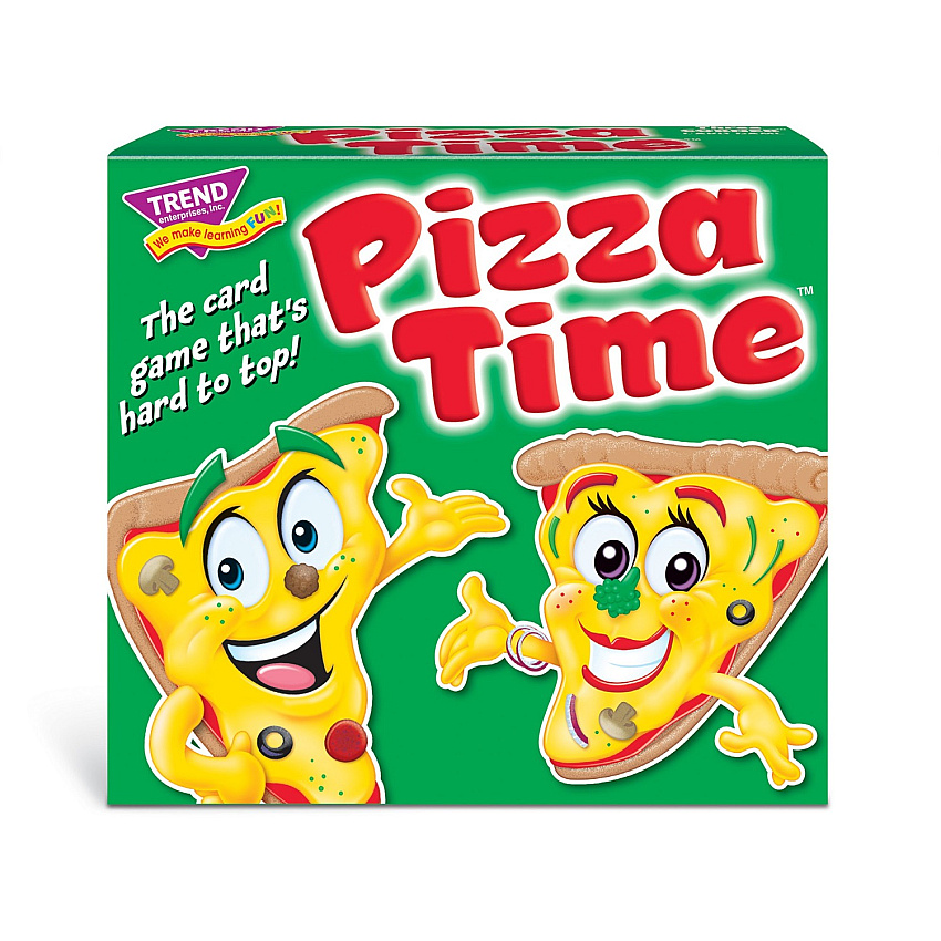 Trend Pizza Time Three Corner Card Game 63 Card(s) - Fun - Mystery - 2 to 4 Players - 1 Each (T20008)