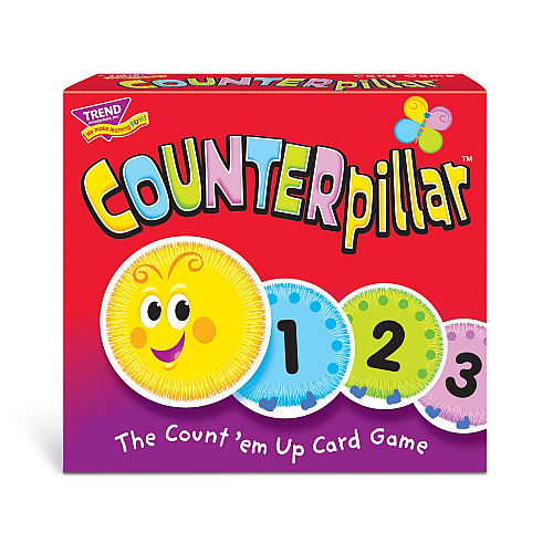 Trend COUNTERpillar Card Game 63 Card(s) - Fun - Math - 1 to 4 Players - 1 Each (T20009)