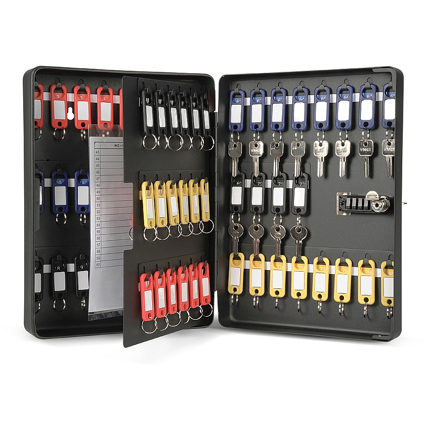 CARL Combination Key Cabinet Combination Lock, Pre-drilled Mounting Hole - Black (81080)