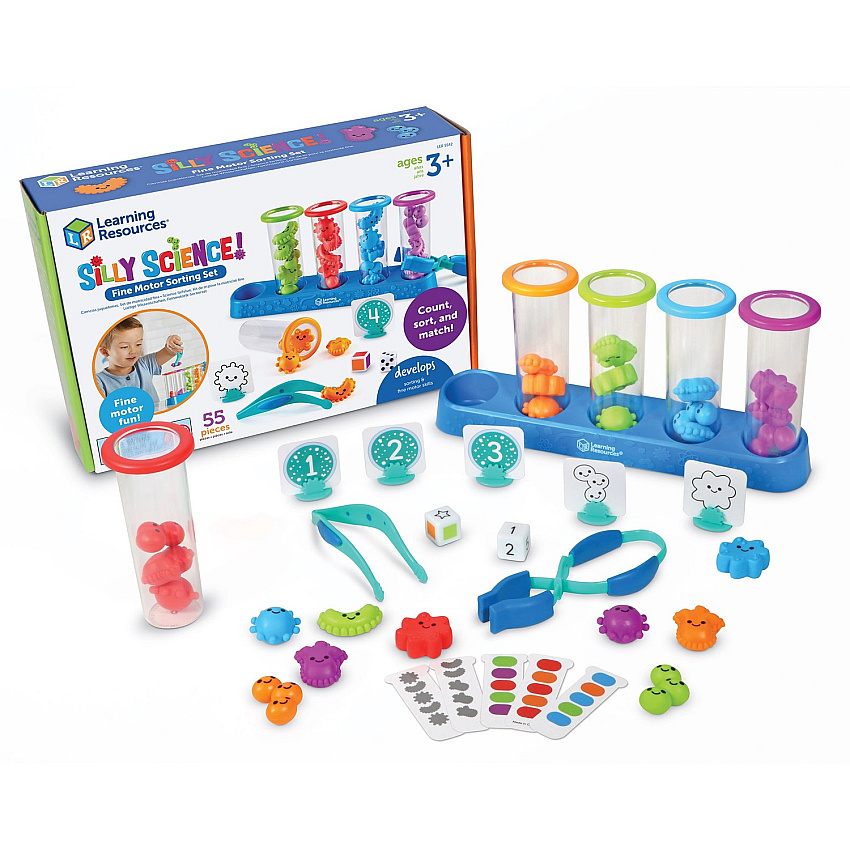 Learning Resources Silly Science Fine Motor Sorting Set Science Kit - Theme/Subject: Fun - 3-7 Year - Multi (LER5542)