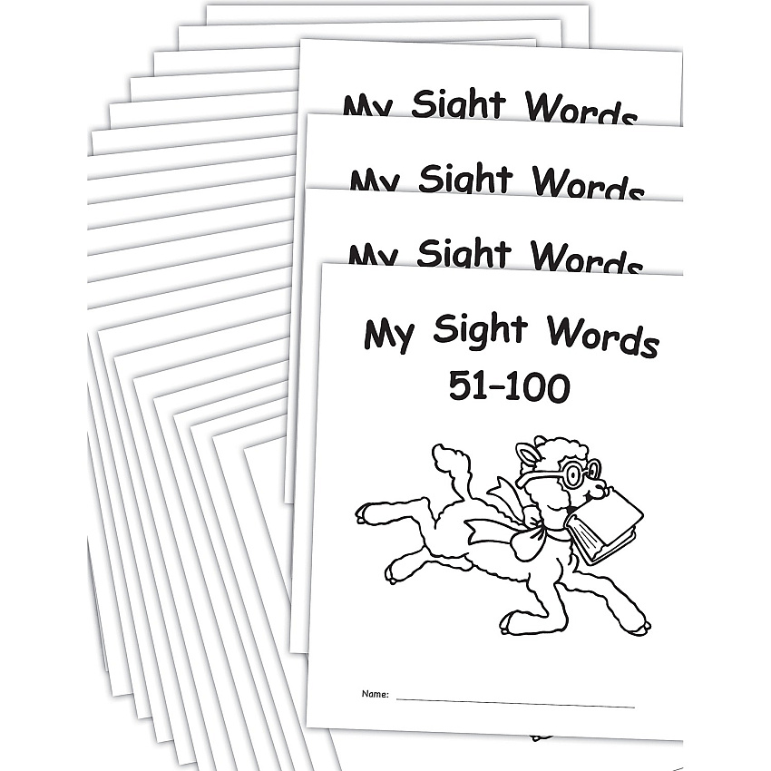 Teacher Created Resources My Own Books Sight Words Pack Printed Book Book (EP62143)