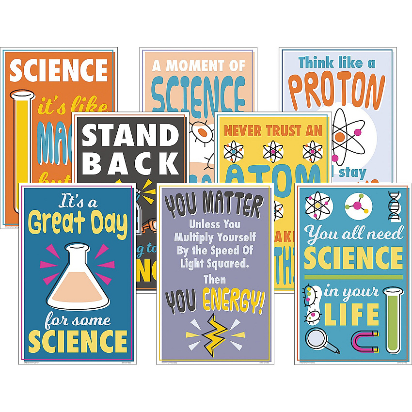 Teacher Created Resources Science Fun Posters 11" Width - Multi (P175)