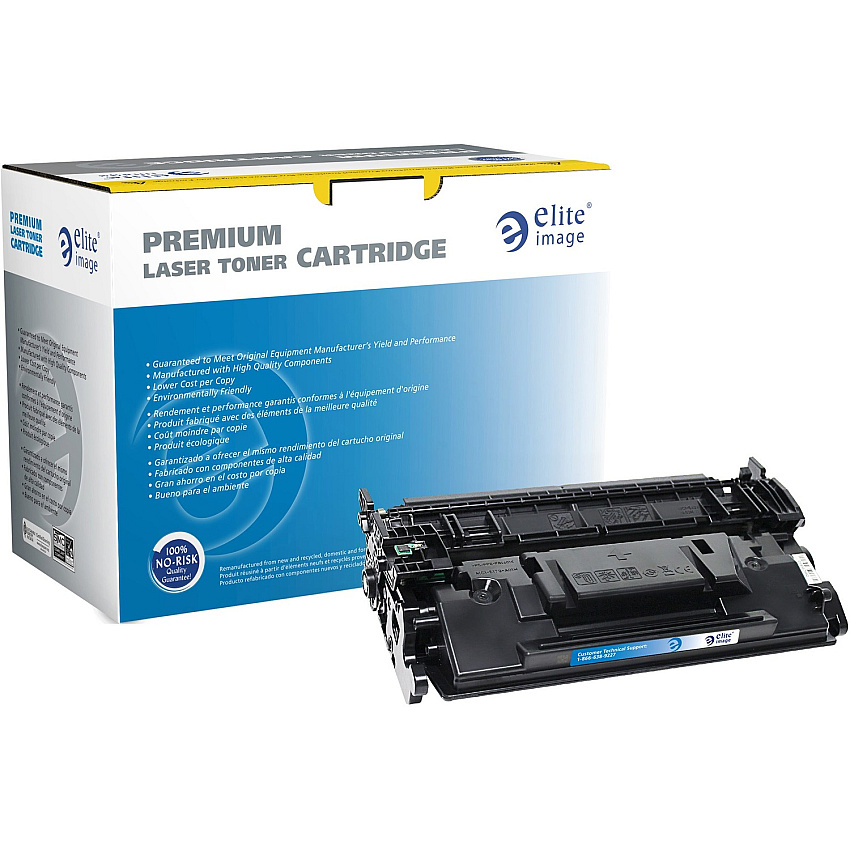 Elite Image Remanufactured High Yield Laser Toner Cartridge - Alternative for HP 58X - Black - 1 Each 10000 Pages (76315)