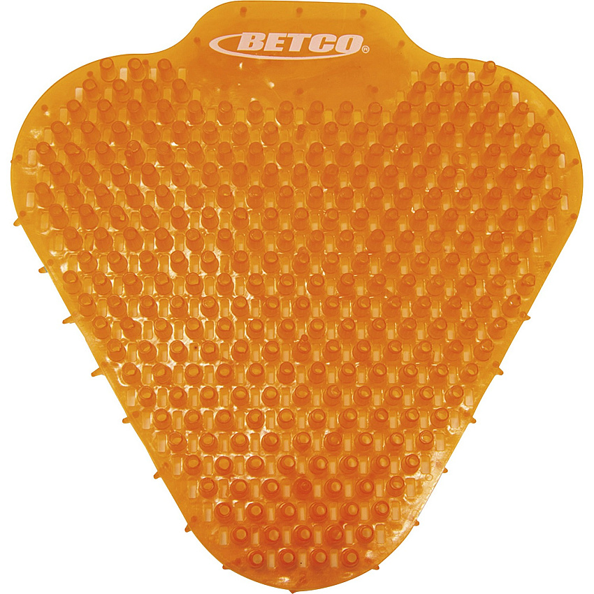 Betco Anti-Splash Scented Urinal Screen Lasts upto 45 Days - Anti-splash, Recyclable, Flexible - 60 / Carton - Orange (988D700)