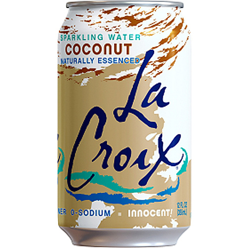 LaCroix Coconut Flavored Sparkling Water Ready-to-Drink - 12 fl oz (355 mL) - Coconut - 12/Pack - 2 / Carton (40121)