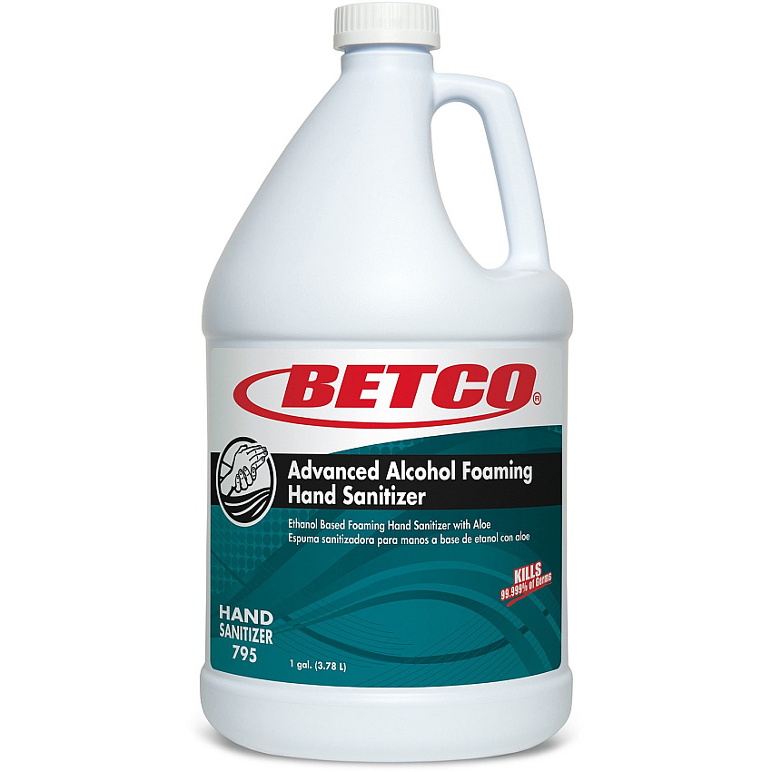 Betco Clario Hand Sanitizer Foam Refill Citrus Scent - 1 gal - Kill Germs - Hand, Skin - Moisturizing - Light Blue - Anti-irritant, Non-drying, Non-sticky, Residue-free, Refillable - 1 Each (7950400)