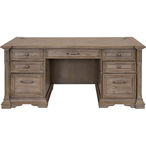 Martin Bristol Office Desking Unit 76" Height x 36" Width x 14" Depth - 5 x Utility, File Drawer(s) - Double Pedestal (IMBR680)