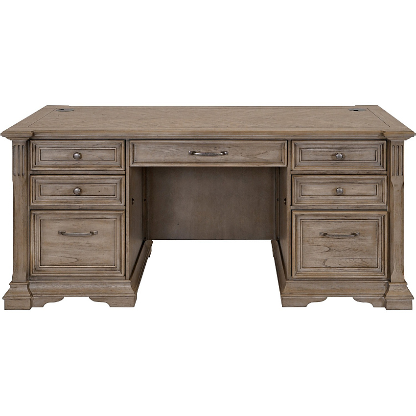 Martin Bristol Office Desking Unit 76" Height x 36" Width x 14" Depth - 5 x Utility, File Drawer(s) - Double Pedestal (IMBR680)