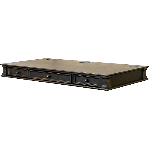 Martin Kingston Sit/Stand Desktop Box 1 of 2 x 60" Width x 28" Depth - Total Drawer(s): 3 - Material: Wood - Finish: Dark Chocolate, Rub Through - 1 Each (IMKN384T)