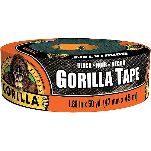 Gorilla Glue Gorilla Black Tape 50 yd Length x 1.88" Width - Black - 1 Roll (108084)
