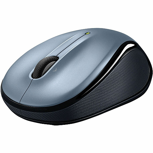 Logitech M325S Wireless Mouse Optical - Wireless - Radio Frequency - 2.40 GHz - Silver - USB - 1000 dpi - Tilt Wheel - 5 Button(s) - 3 Programmable Button(s) - Small Hand/Palm Size - Symmetrical - 1 Each (910006824)