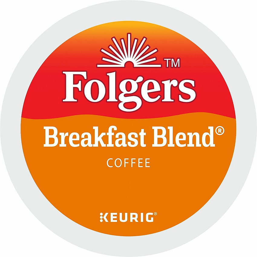 Folgers&reg; K-Cup Breakfast Blend Coffee Compatible with Keurig K-Cup Brewer - Mild - K-Cup - Breakfast Blend - Kosher - 24 / Box (3451)