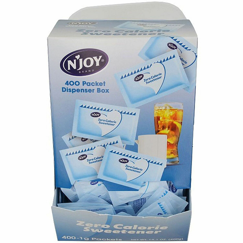 N'Joy Njoy Aspartame Sugar Substitute 0.035 oz (1 g) - Aspartame - 400 / Box (83219)