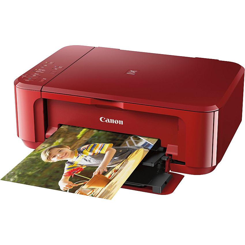 Canon PIXMA MG3620 Wireless Inkjet Multifunction Printer - Color - Red Copier/Printer/Scanner - 4800 x 1200 dpi Print - Automatic Duplex Print - Color Flatbed Scanner - 1200 dpi Optical Scan - Wireless LAN - Apple AirPrint, Mopria, Wireless Pi (MG3620RED)