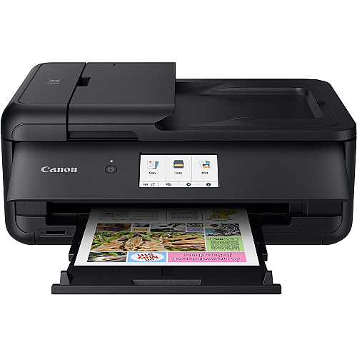 Canon PIXMA TS9520BK Wireless Inkjet Multifunction Printer - Color - Black