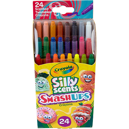 Crayola Silly Scents Mini Twistables Crayons 5" Length - Assorted - 24 / Pack (523470)