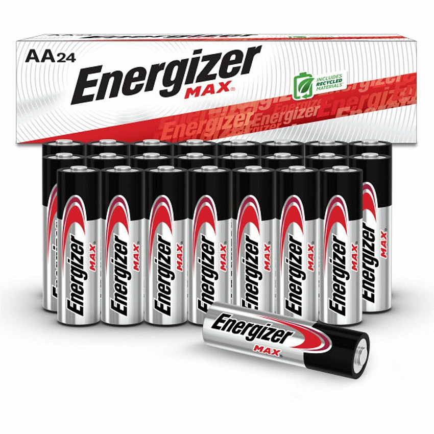 Energizer Max AA Alkaline Battery 4-Packs For Multipurpose, Digital Camera, Toy - AA - 4/Pack - 6 / Box (E91BX)