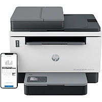 HP LaserJet 2604sdw Wireless Laser Multifunction Printer - Monochrome - White Copier/Printer/Scanner - 23 ppm Mono Print - 600 x 600 dpi Print - Automatic Duplex Print - Up to 25000 Pages Monthly - Color Flatbed Scanner - 600 dpi Optical Scan - F (381V1A)