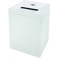 HSM Classic 125.2 - 1/32" x 3/16" + External Autom. Oiler Continuous Shredder - Particle Cut - 4 Per Pass - for shredding Paper, Staples, Paper Clip - 0.031" x 0.188" Shred Size - P-7/F-3 - 10.04" Throat - 20.10 gal Wastebin Capacity - White (1562173O)