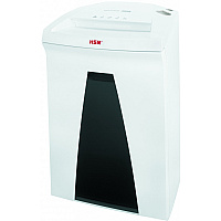 HSM SECURIO B24 - 1/16" x 5/8" Continuous Shredder - Particle Cut - 11 Per Pass - for shredding Paper, Paper Clip, Staples, Credit Card, CD, DVD - 0.063" x 0.625" Shred Size - P-5/T-5/E-4/F-2 - 9.45" Throat - 9.20 gal Wastebin Capacity - White - (1782113)