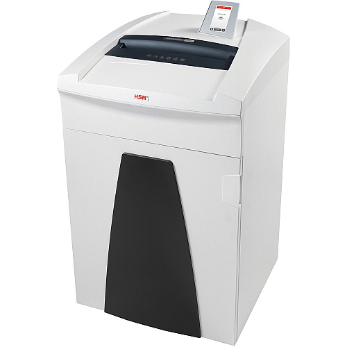 HSM Securio P40i Shredder Continuous Shredder - Strip Cut - 60 Per Pass - for shredding Staples, Store Card, Paper, Paper Clip, Credit Card, CD, DVD, 3.5" Floppy Disk - 0.250" Shred Size - 40 gal Wastebin Capacity - White - TAA Compliant (1881121)