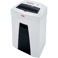 HSM SECURIO C16 - 5/32" x 1" Particle Cut - 7 Per Pass - for shredding Staples, Paper, Paper Clip, Credit Card - 0.156" x 1" Shred Size - P-4/T-4/E-3/F-1 - 8.86" Throat - 6.60 gal Wastebin Capacity - White - TAA Compliant - 1 Each (1902113)