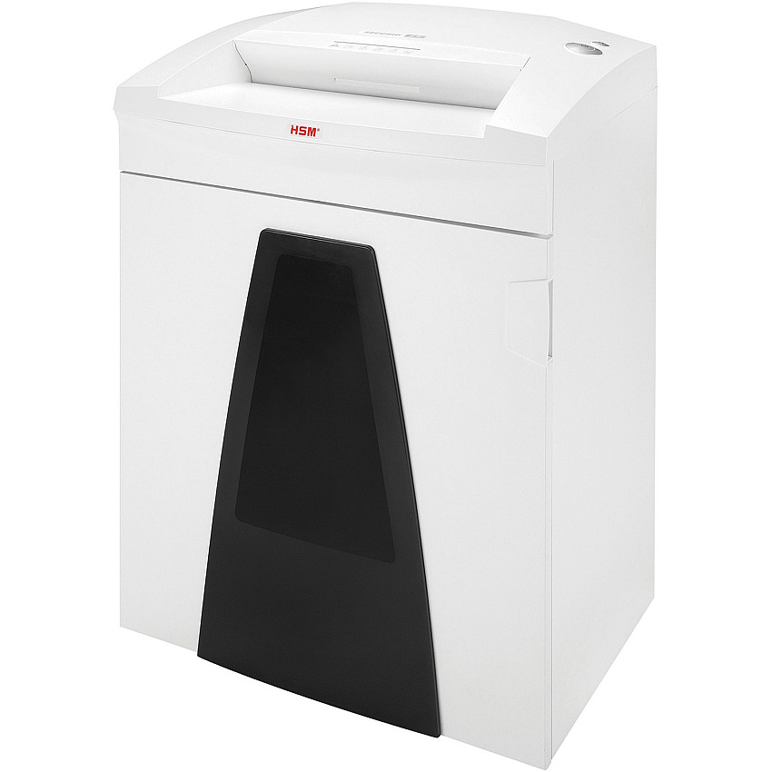 HSM SECURIO B35 - 1/4" Continuous Shredder - Particle Cut - 15 Per Pass - for shredding Staples, Paper, Paper Clip, Credit Card - 0.063" x 0.625" Shred Size - P-5/T-5/E-4/F-2 - 15.75" Throat - 34.30 gal Wastebin Capacity - White - TAA Compliant  (1922113)