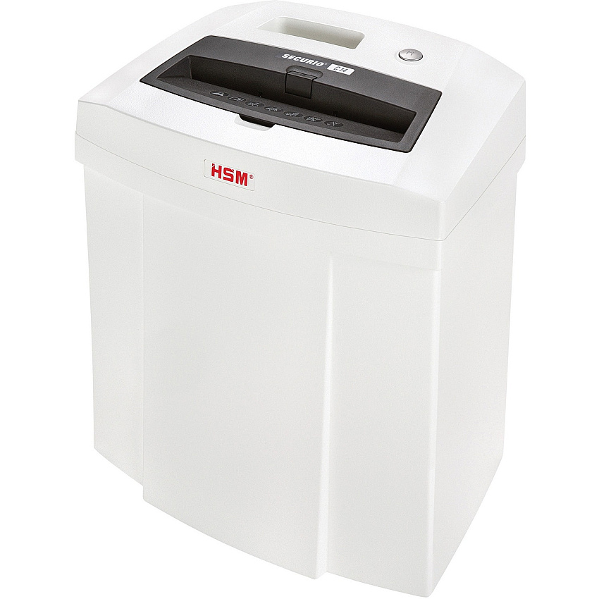 HSM SECURIO C14 - 1/8" Strip Cut - 12 Per Pass - for shredding Staples, Paper, Paper Clip, Credit Card - 0.125" Shred Size - P-2/T-2/E-2 - 8.86" Throat - 5.30 gal Wastebin Capacity - White - 1 Each (2250113)