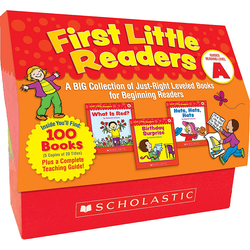 Scholastic First Little Readers Books Set Printed Book 160 Pages - Book - Grade Pre K-2 - 100/Set (522301)