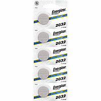 Energizer Industrial 2032 Lithium Batteries, 2032 Energizer Industrial Lithium Batteries, 5 Pack For Digital Thermometer, Multimeter, Construction, Facility Maintenance, Medical Center, Office, Classroom, Electronics, Digital Scale - Coin Cell  (ECRN2032)