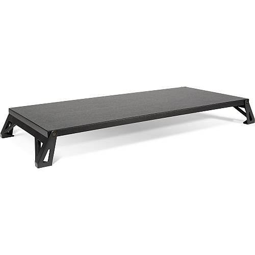 Allsop Dual-height Lo Riser Monitor Stand Up to 32" Screen Support - 30 lb Load Capacity - Black (32511)