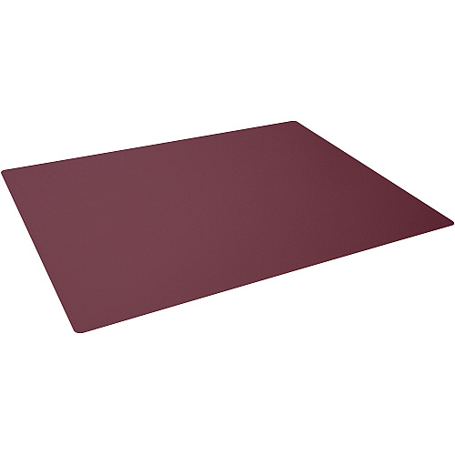 DURABLE Contoured Edge Desk Mat Office - 19.69" Length x 25.59" Width - Rectangular - Polypropylene, Plastic - Red - 1 Each (713303)