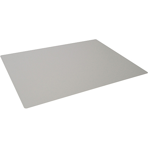 DURABLE Contoured Edge Desk Mat Office - 19.69" Length x 25.59" Width - Rectangular - Polypropylene, Plastic - Gray - 1 Each (713310)