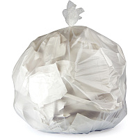 Heritage Bag High Density Coreless Roll Liners 45 gal Capacity - 46" Length x 40" Width x 0.43 mil (11 Micron) Thickness - High Density - Natural - High-density Polyethylene (HDPE) - 250 / Carton (V8046MNR04)