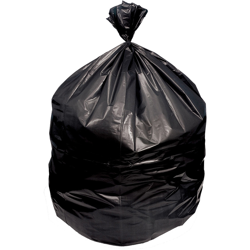 Heritage Bag X-liner Reprocessed Liners 33 gal Capacity - 33" Width x 39" Length - 1.20 mil (30 Micron) Thickness - Low Density - Black - 100/Carton - Recycled (X6639SK)
